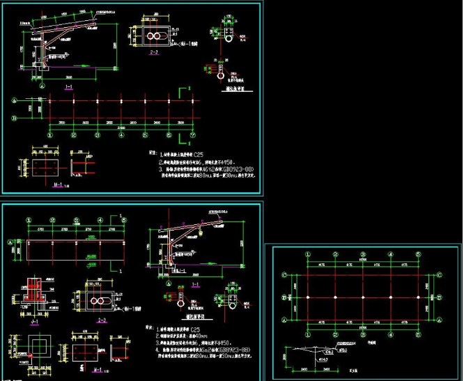 仙桃钢构汽车棚设计